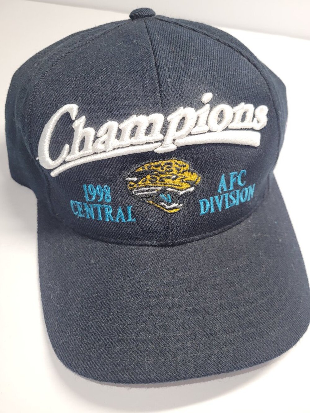 Jacksonville Jaguars 1998 AFC Central Champions Vintage Snapback Cap Hat